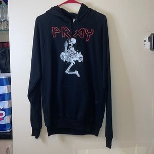 Black hoodie PRAY / brand new / size medium